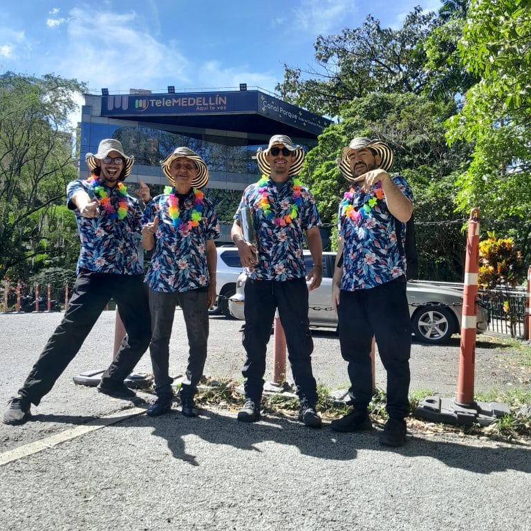 papayeras en medellin listas para animar evento musical